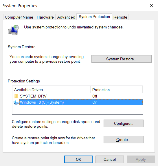 Open Software Updater Windows 10